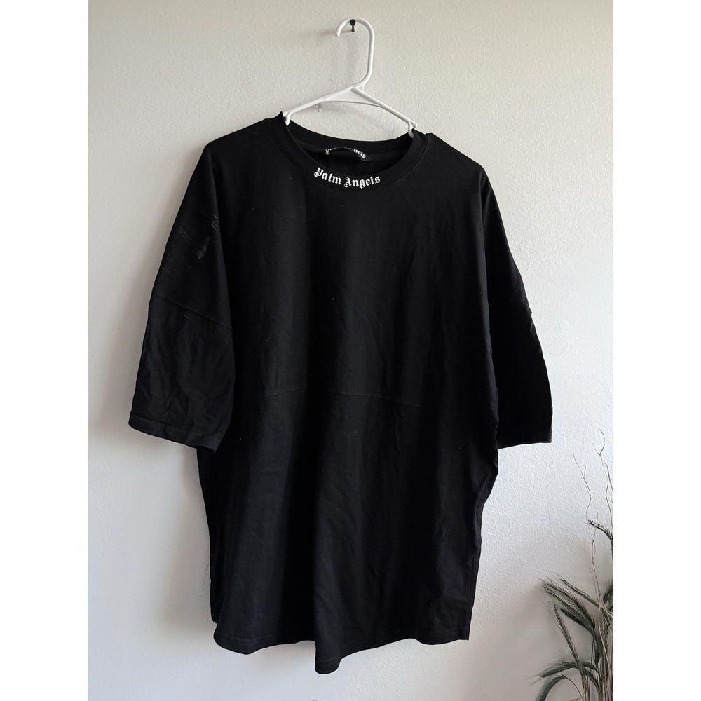 Palm Angels Classic Logo Over T-Shirt Size Xl Black